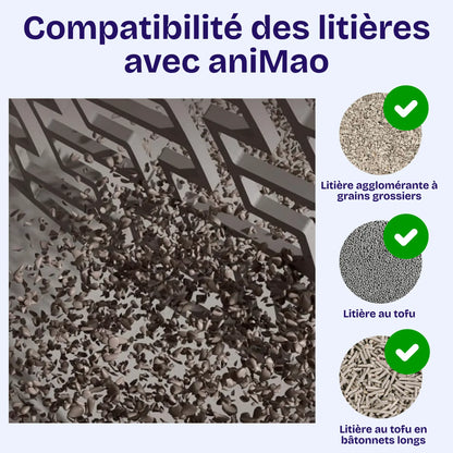 Litière Automatique Connectée Amicura Cura X1 – Contrôle App, Sécurité Intelligente, Capacité 60L