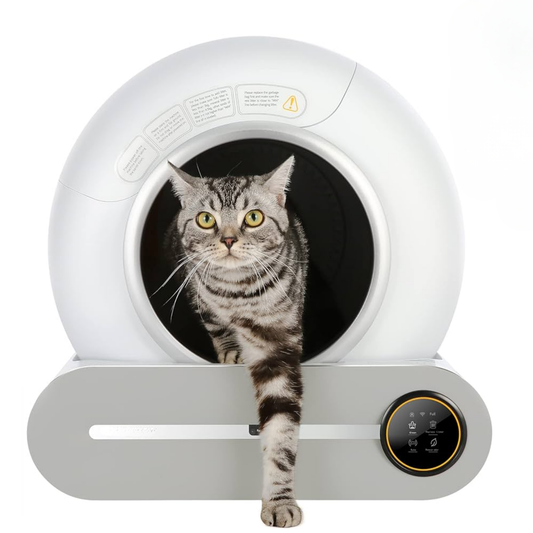 Litière automatique pour chat JONX 65L – autonettoyante, contrôle via app, design extra large