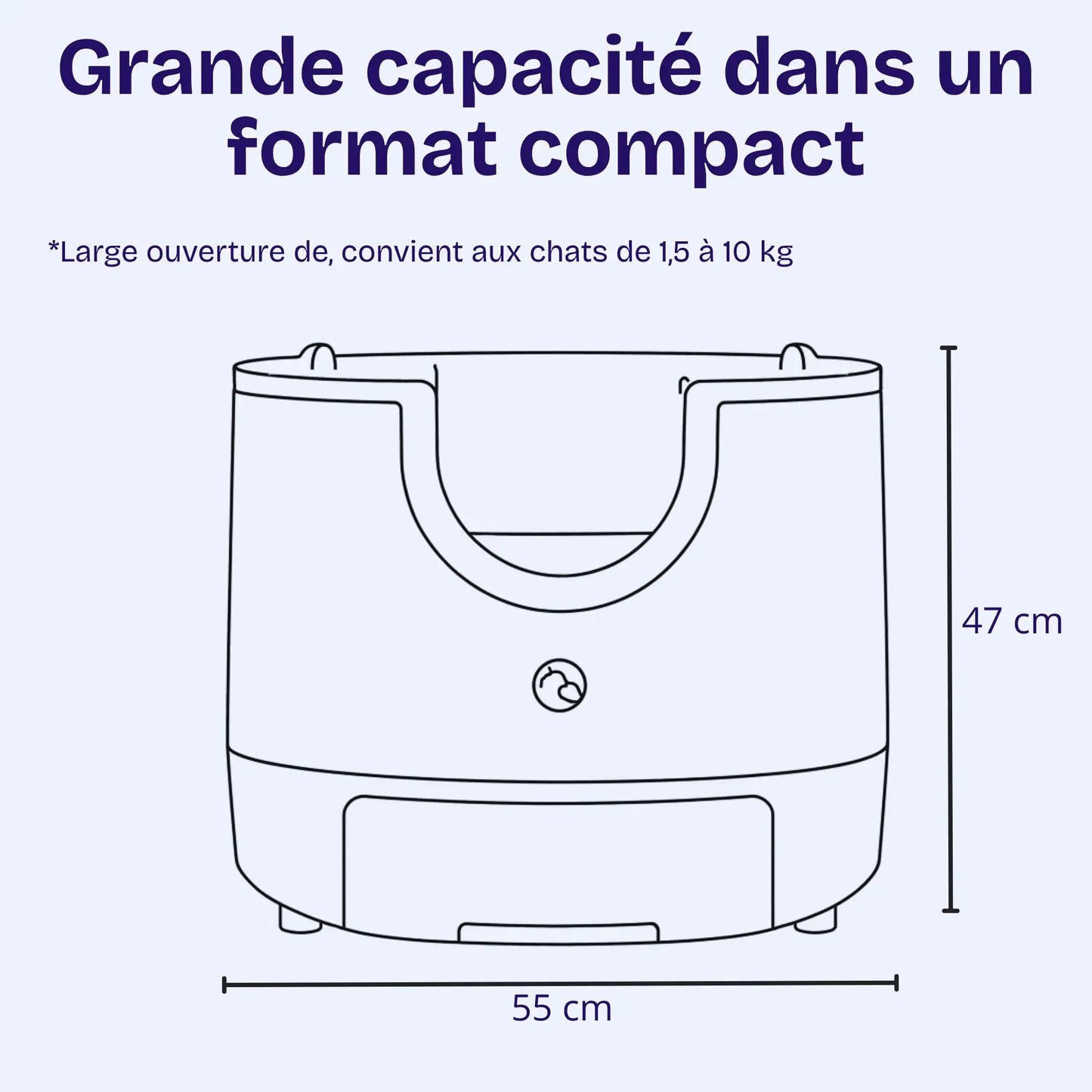 Litière Automatique Autonettoyante FurooMate – Nettoyage Intelligent, Grande Capacité