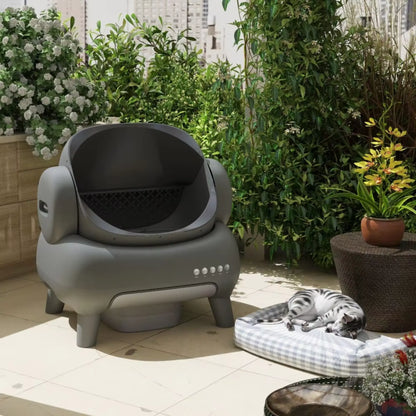 Litière automatique Neakasa M1 : autonettoyant, grande capacité, détecteurs intelligents.