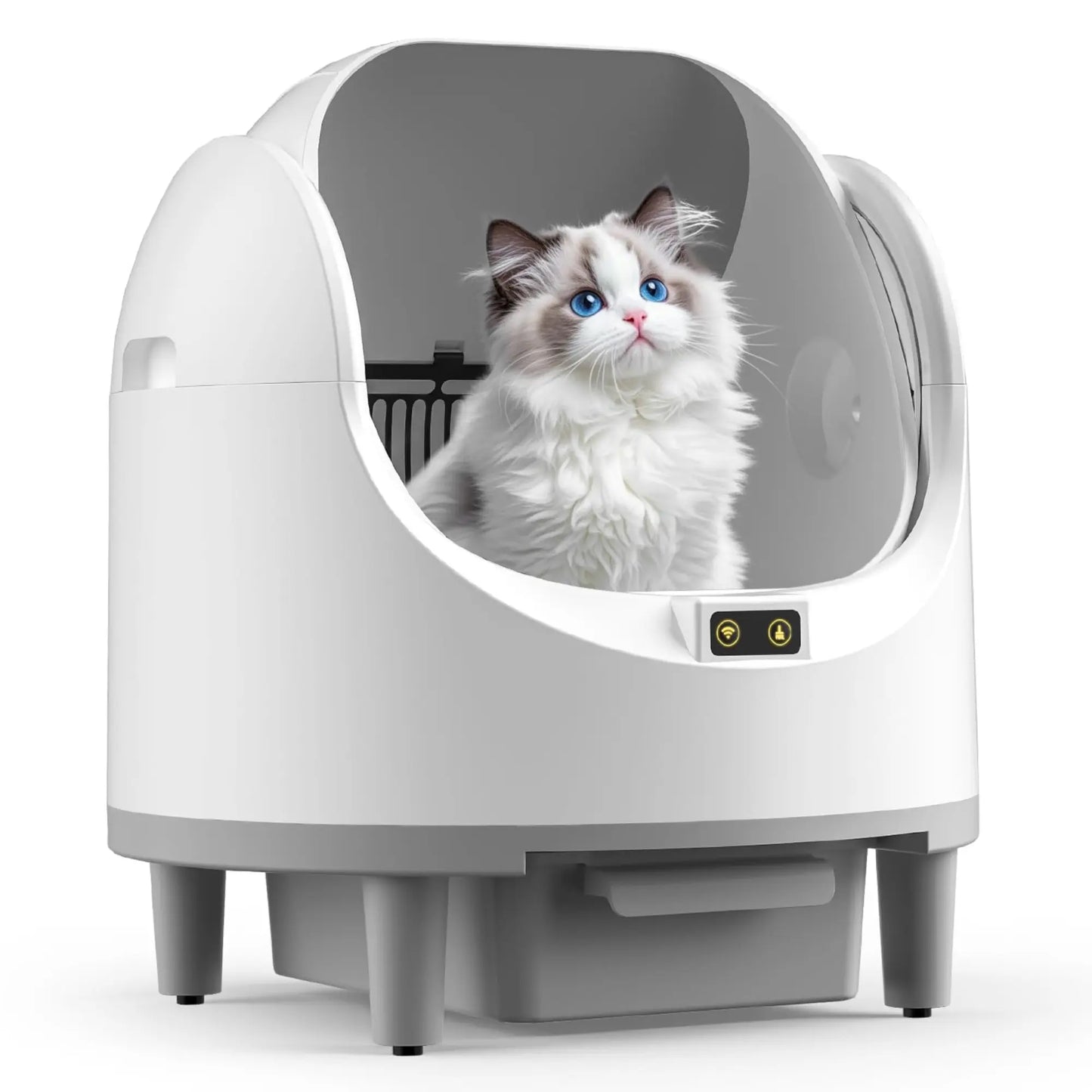 Litière Autonettoyant pour Chat avec Contrôle WiFi – Capteur Intelligent, Grande Capacité